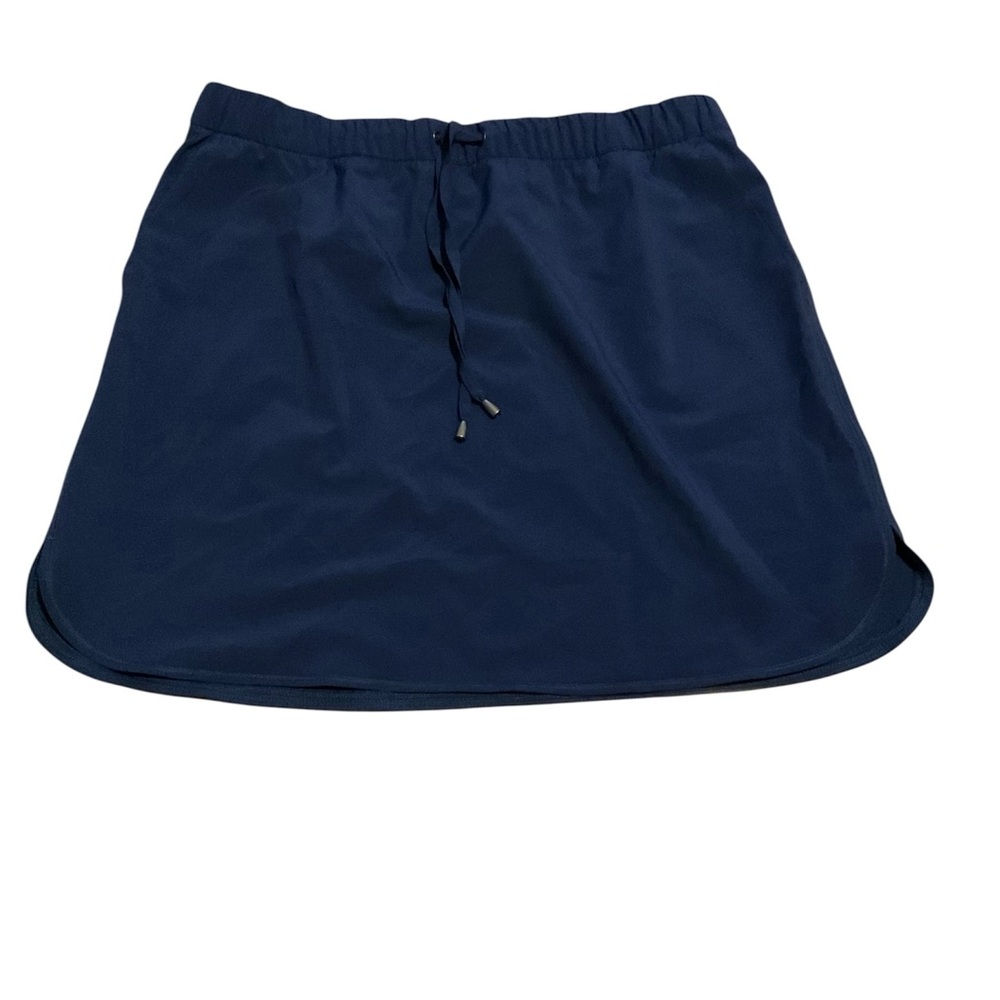 Reel Legends performance Blue A-Line Mini Skirt Athletic fishing‎